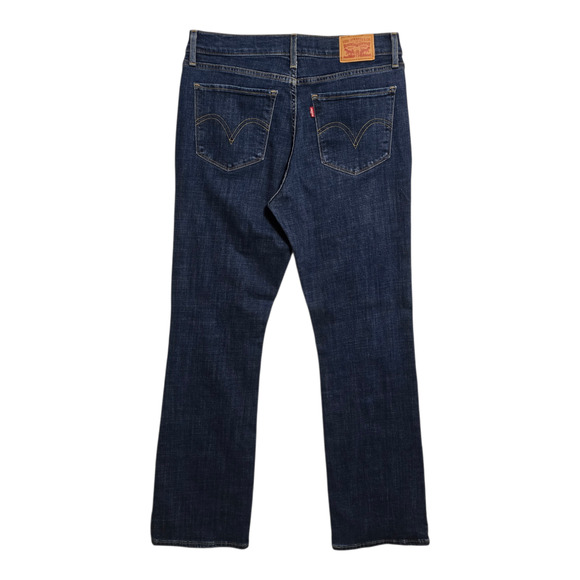Levi's Classic Bootcut Jeans Womens Size 8 Blue Mid Rise Med Wash Casual Boho - Picture 2 of 12